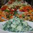 Buffet salad, functions at The Georgian Alderney