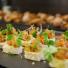 Tomato Bruscetta Canapes, Functions at The Georgian, Alderney