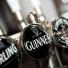 Close Up of Beer Pumps in Bar