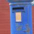 Blue Alderney Postbox 